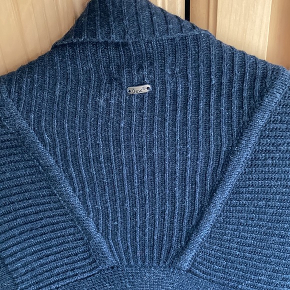 Dex Dolman Sleeve Cardigan Black Poncho Style - Picture 4 of 6